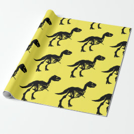 Papel especial de envoltura de esqueletos de dinos