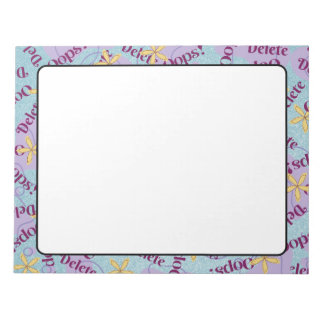 Papel estacional de 8.5" x11 en el Bloc de notas