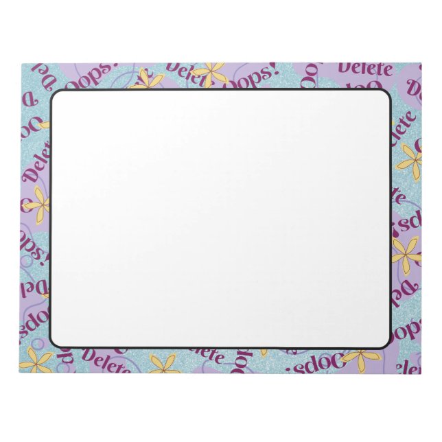 Papel estacional de 8.5" x11 en el Bloc de notas (Frente)