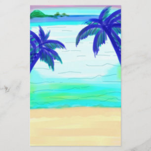 Papel estático de la palmera azul
