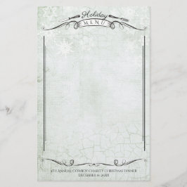 Papel falso Navidades de papel estacionario de men