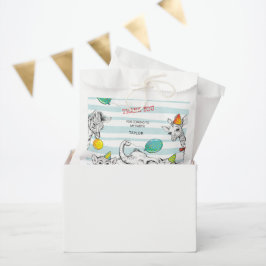 Papel Favor de la Bolsa de 5 Aniversario Fiesta .