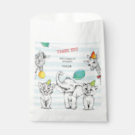 Papel Favor de la Bolsa de 5 Aniversario Fiesta .