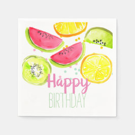 Papel Fiesta de la fruta  twotii fruta fiesta servilleta