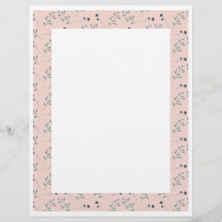 Papel floral de frontera Papelería de impresora