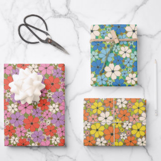 Papel Floral Jeune de Colores Surtidos