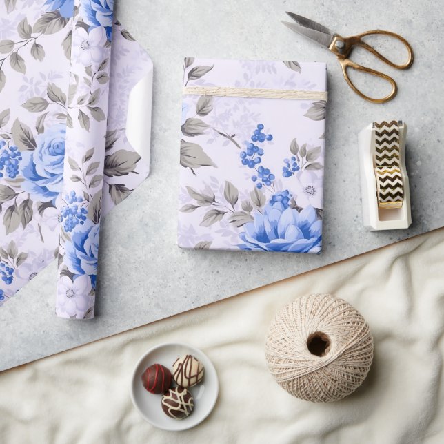 Papel floral vintage de Shabby Chic Navidades (Artesanía)