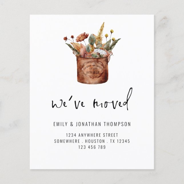 PAPEL | Flores silvestres de otoño Hemos movido nu (Frente)