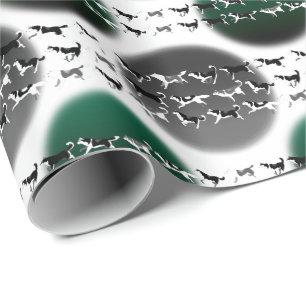 Papel fornido del regalo de embalaje del navidad