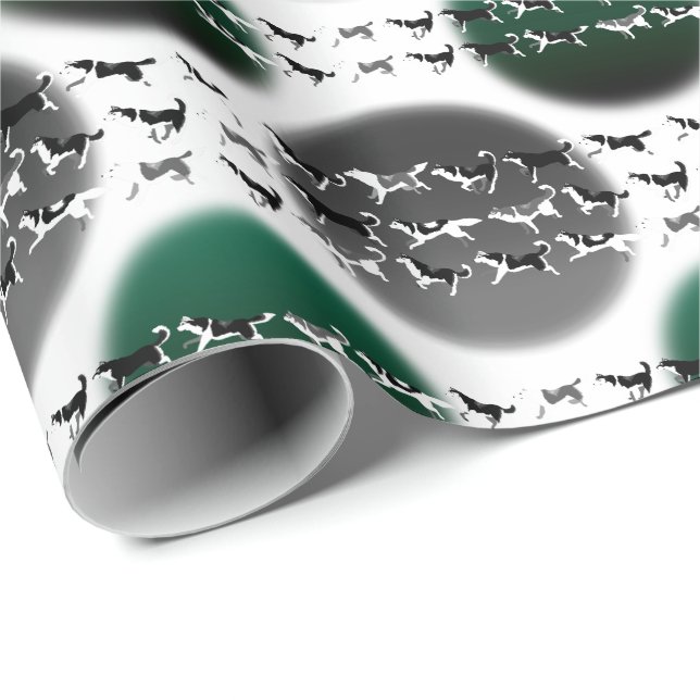 Papel fornido del regalo de embalaje del navidad (Esquina del rollo)