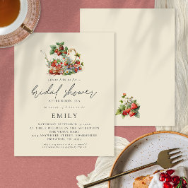 PAPEL | Fresas Tarde Tea Brillante Ducha