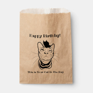Papel Gato Gracioso De Arte LI En La Bolsa Personalizado
