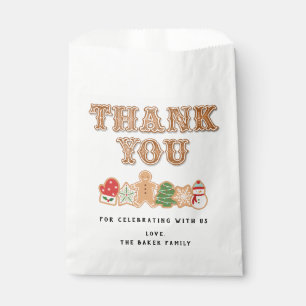 Papel Gingerbread Cookie Gracias Por Favor De La Bolsa