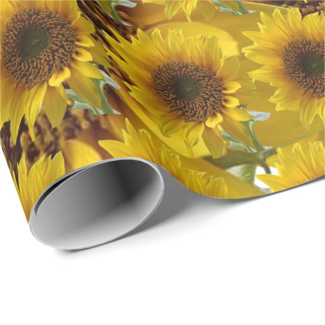 Papel girasol de envoltura mate (Esquina del rollo)