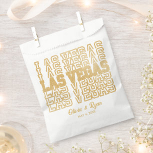 Papel Glamoroso Purpurina de oro Las Vegas Bolsa de Favo