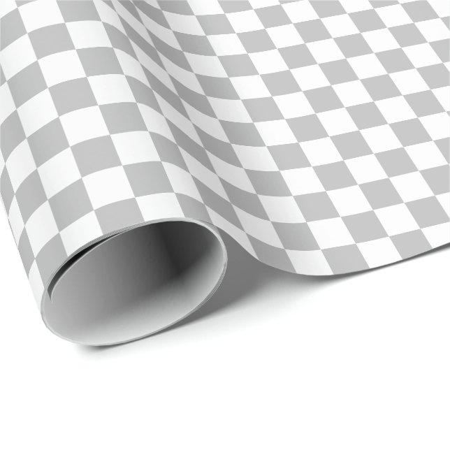 Papel gris y del blanco medio de los controles de (Esquina del rollo)