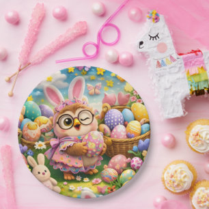Papel gritar en plato de fiesta de Pascua