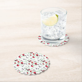 Papel Hermosos posavasos desechables con tema de pájaros