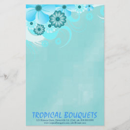 Papel hibiscus florista oscuro aqua azul hibiscus