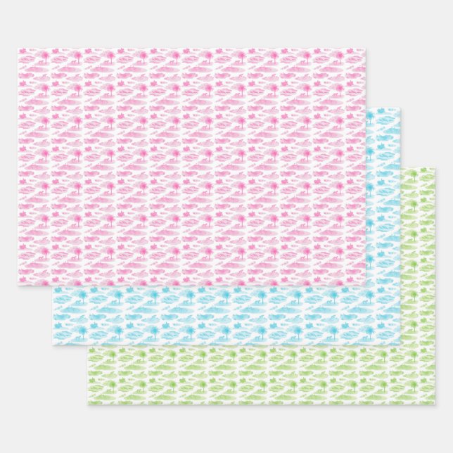 Papel higiénico de animales de Florida  (Set)