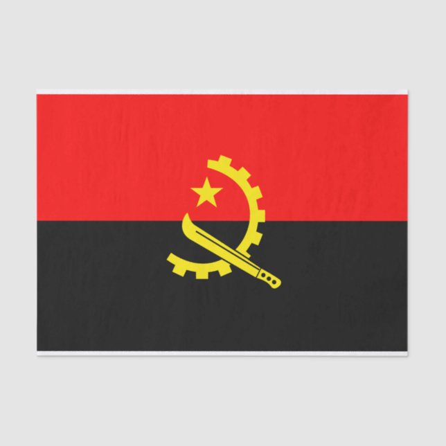 papel higiénico de bandera angola (Anverso)