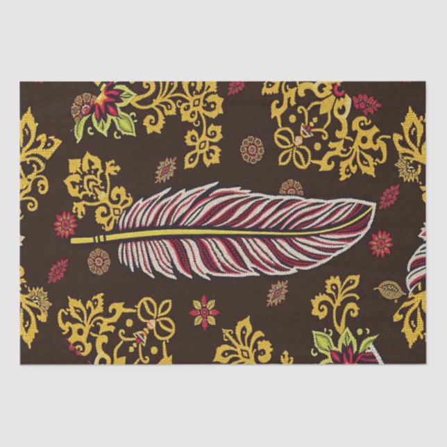 Papel higiénico de belleza de plumas (Anverso)