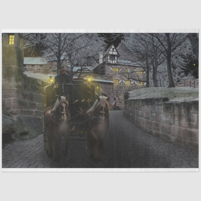 papel higiénico de castillo de invierno (Anverso)