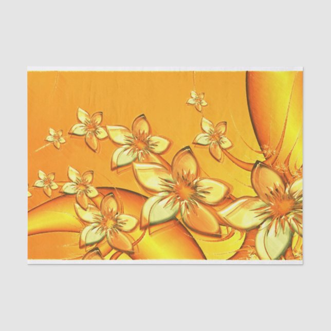 papel higiénico de flores de hawaiana (Anverso)