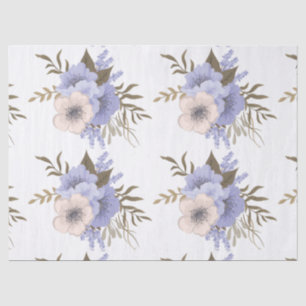 papel higiénico de flores de primavera