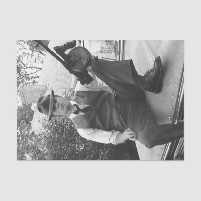 Papel higiénico de gangster de época (Anverso)