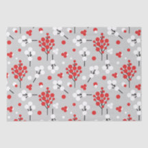 Papel higiénico de invierno moderno Berries