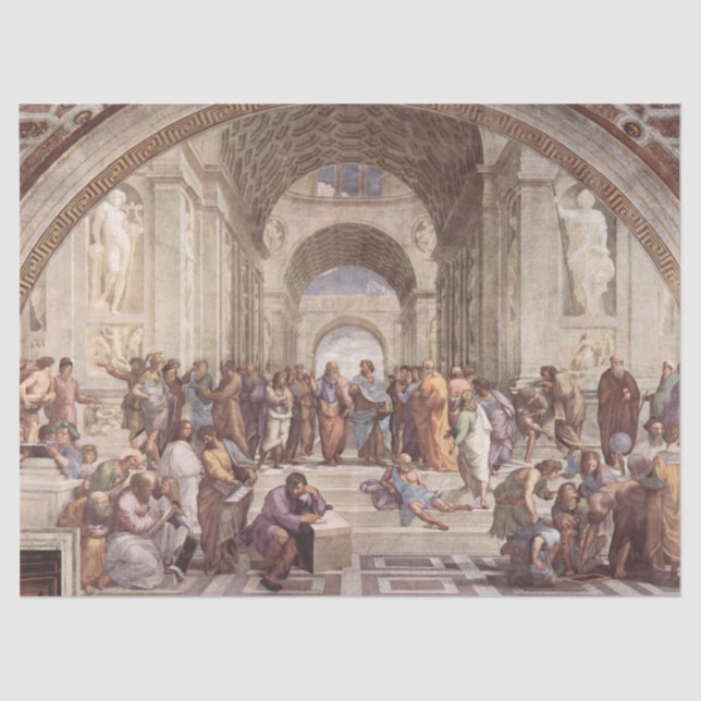 papel higiénico de la escuela de arte antigua (Anverso)