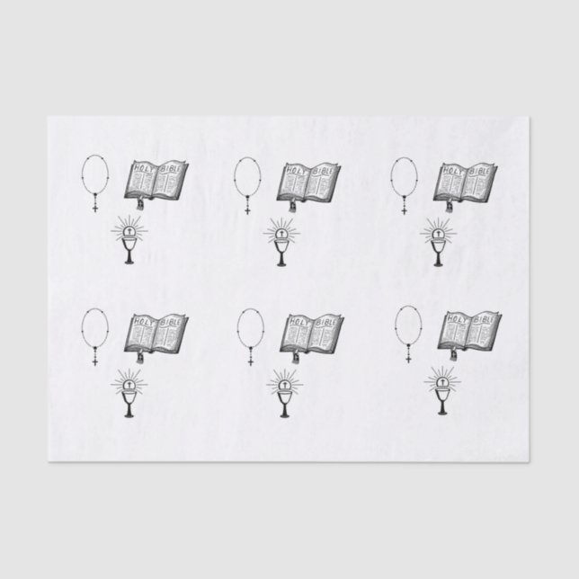 Papel higiénico de la Santa Comunión (Anverso)