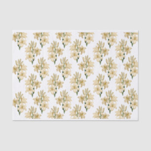 Papel higiénico de las flores de cosecha 1