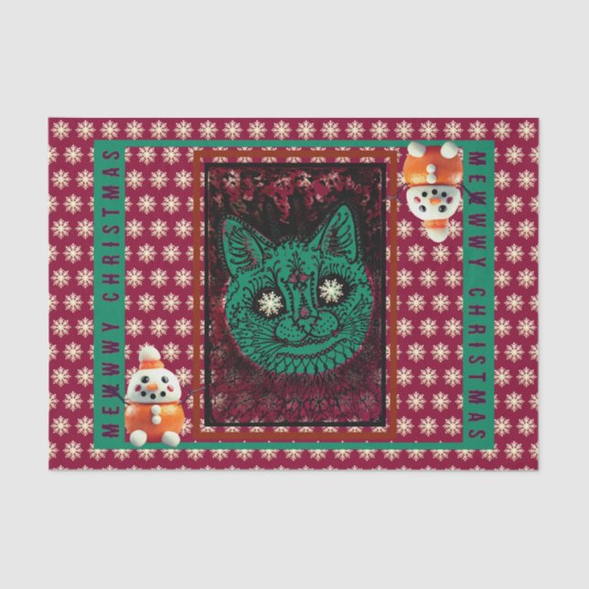 Papel higiénico de los NAVIDADES MEWWWY (Anverso)