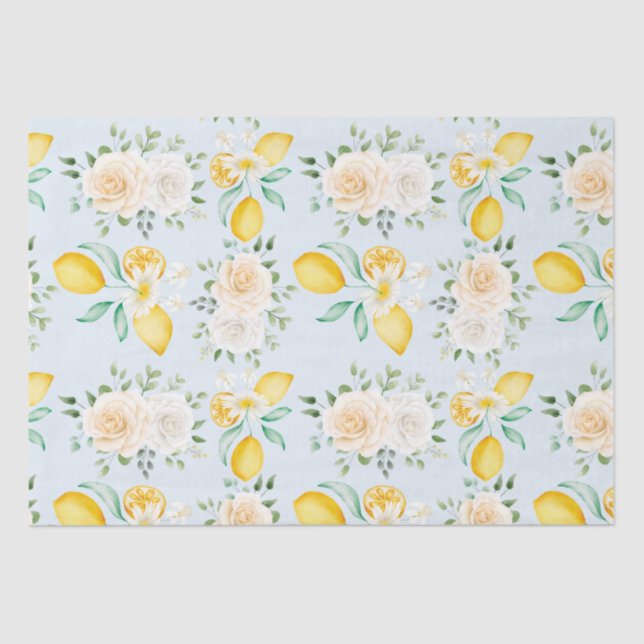 Papel higiénico de patrón floral (Anverso)
