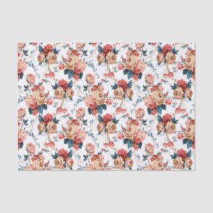 Papel higiénico de patrón floral victoriano