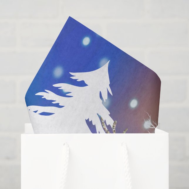 Papel higiénico de vacaciones de renos lúdicos (Bolsa de regalo)