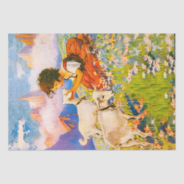 Papel higiénico del Ilustracion infantil Heidi (Anverso)