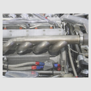 papel higiénico del motor del automóvil