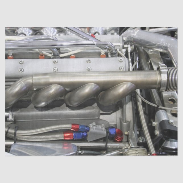 papel higiénico del motor del automóvil (Anverso)