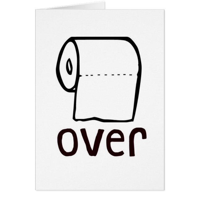 Papel higiénico del TP sobre tarjeta (Frente)