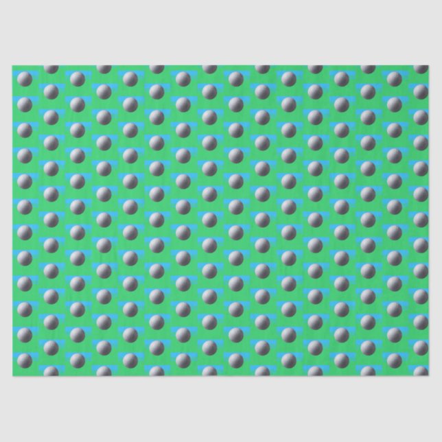 Papel higiénico para bolas de golf pequeño (Anverso)
