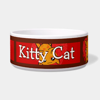 Papel Imprimir cuenco de gato Kitty personalizado
