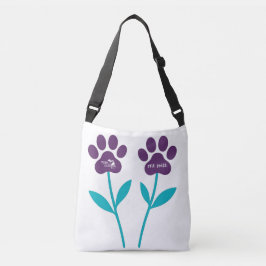 Papel Imprimir Tulipanes Crossbody o Bolsa de homb