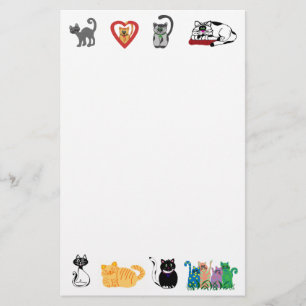 Papel inmóvil de los amantes del gato
