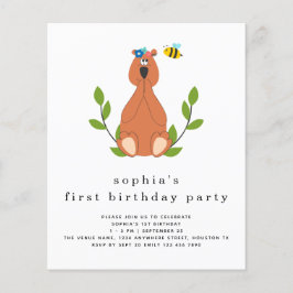 PAPEL | Invitación a Fiesta de primer cumpleaños d