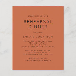 PAPEL | Invitación a la boda de la cena de los ens