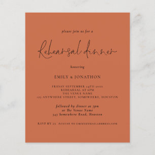 PAPEL   Invitación a la cena de Boda