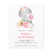 PAPEL | Invitación a la fiesta de primer cumpleaño